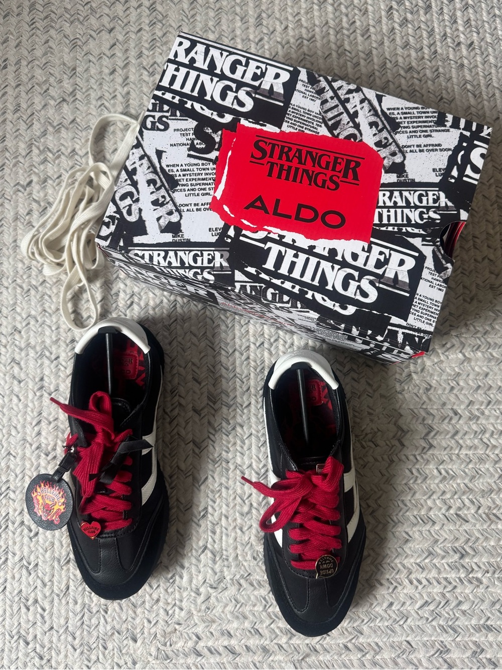 Aldo x Stranger Things Hellfirelives Women’s Sneaker Size 8